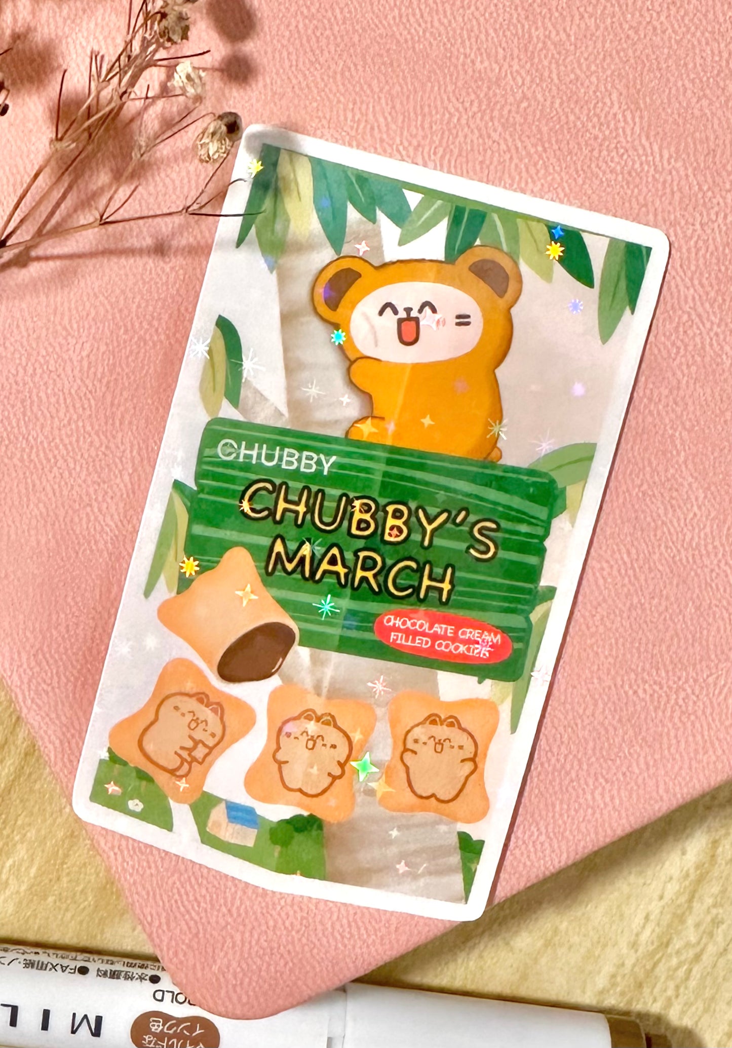 Chubby's March Chocolate Sticker