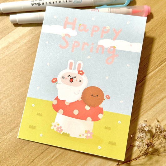 Happy Spring Greeting Card