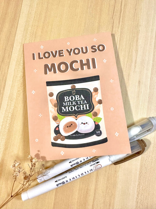 I Love You So Mochi Greeting Card