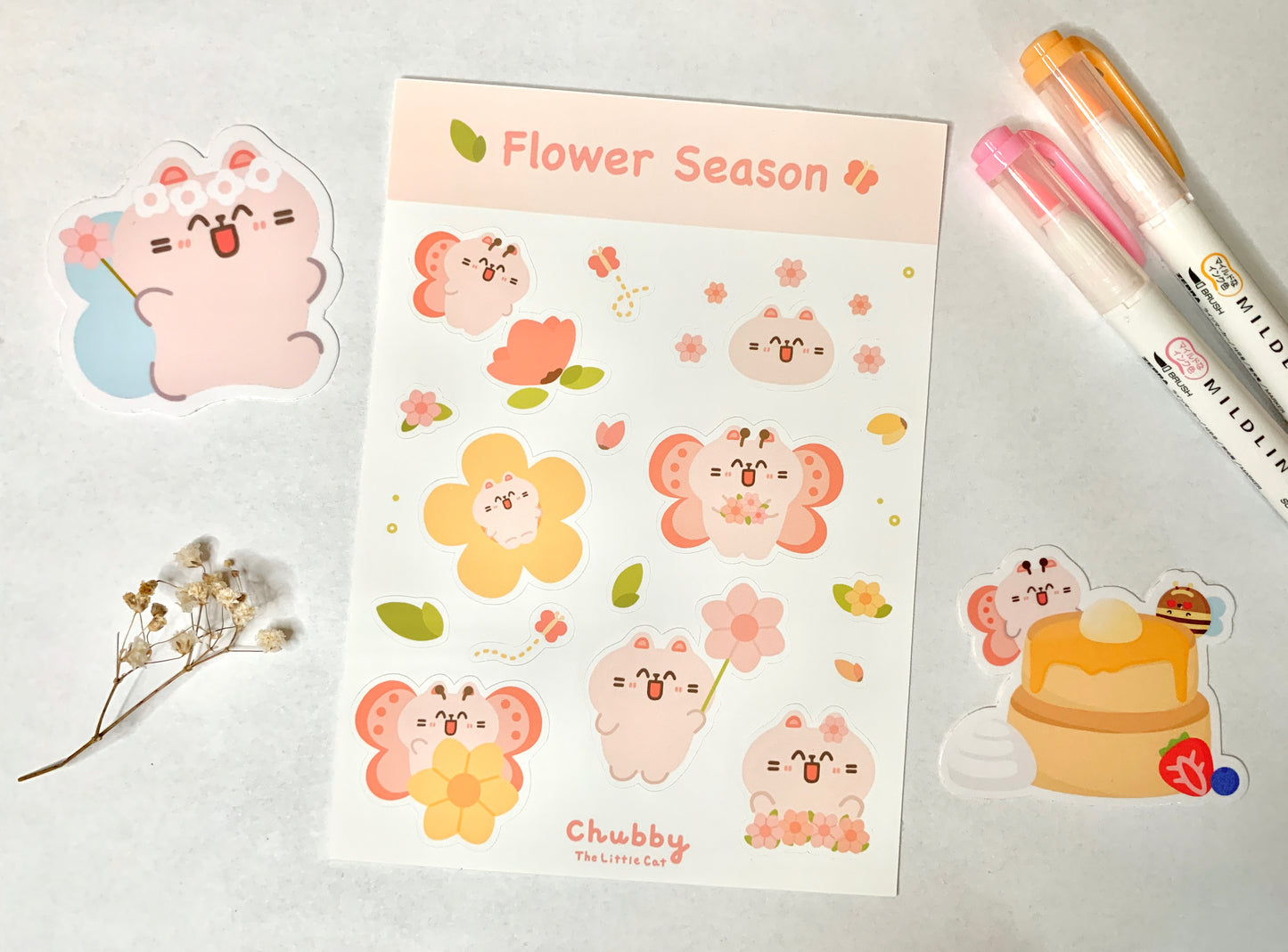 Flower Season Sticker Sheet