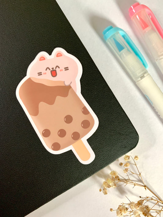 Boba Popsicle Sticker